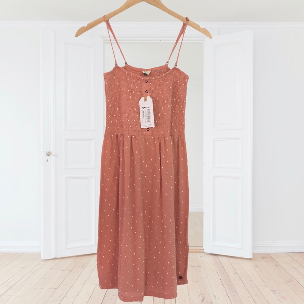 🆕 Roxy Summerland Party Shirred Bodice Dress